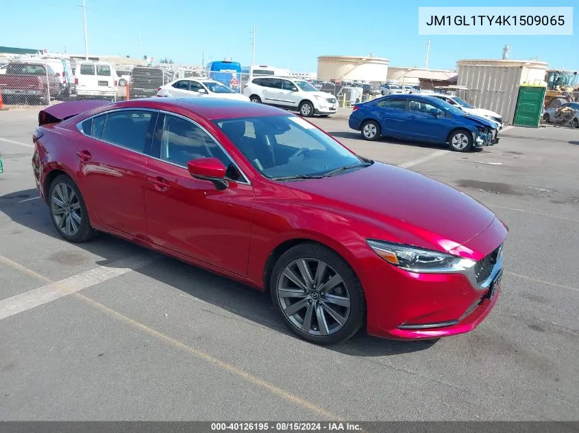 2019 Mazda Mazda6 Grand Touring VIN: JM1GL1TY4K1509065 Lot: 40126195