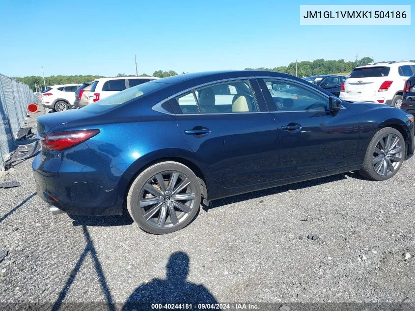 JM1GL1VMXK1504186 2019 Mazda Mazda6 Touring