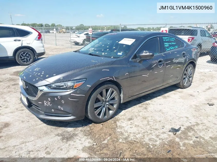 JM1GL1VM4K1500960 2019 Mazda Mazda6 Touring