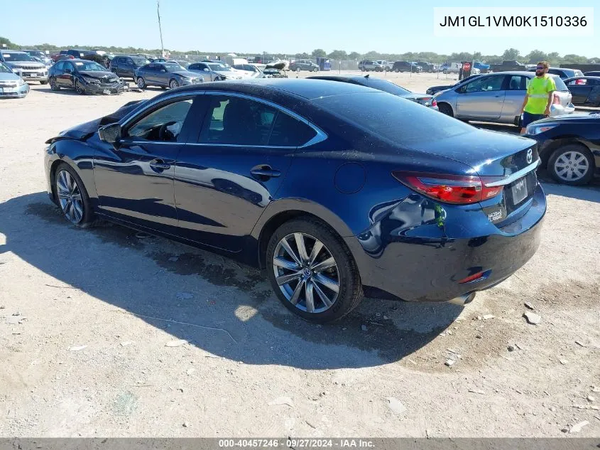 JM1GL1VM0K1510336 2019 Mazda Mazda6 Touring