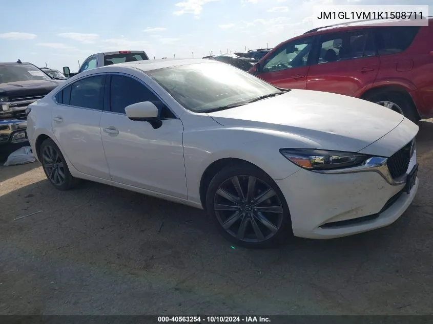 2019 Mazda Mazda6 Touring VIN: JM1GL1VM1K1508711 Lot: 40563254