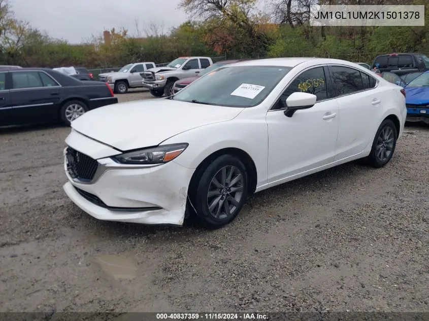 2019 Mazda Mazda6 Sport VIN: JM1GL1UM2K1501378 Lot: 40837359