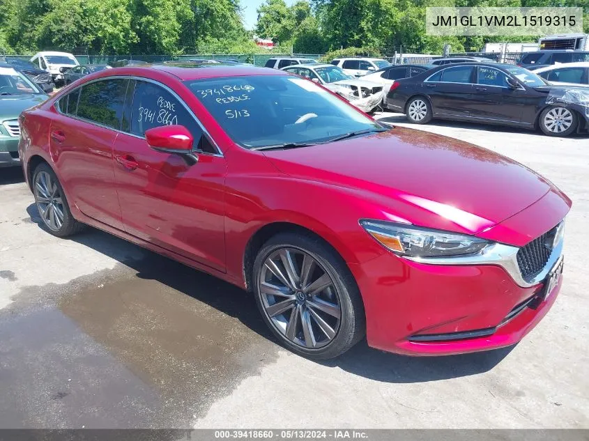 2020 Mazda Mazda6 Touring VIN: JM1GL1VM2L1519315 Lot: 39418660