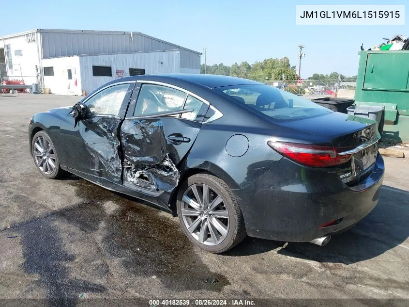 2020 Mazda Mazda6 Touring VIN: JM1GL1VM6L1515915 Lot: 40182539