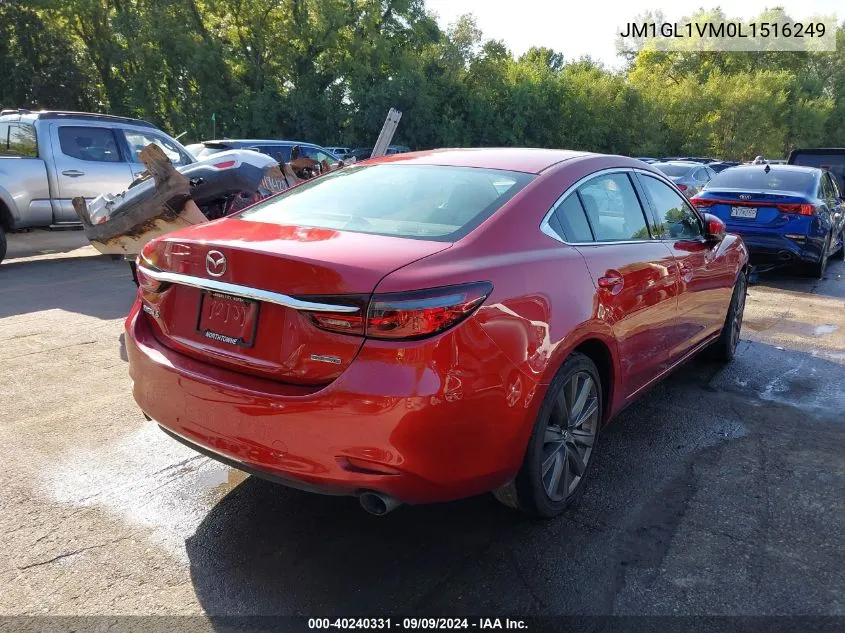 2020 Mazda Mazda6 Touring VIN: JM1GL1VM0L1516249 Lot: 40240331