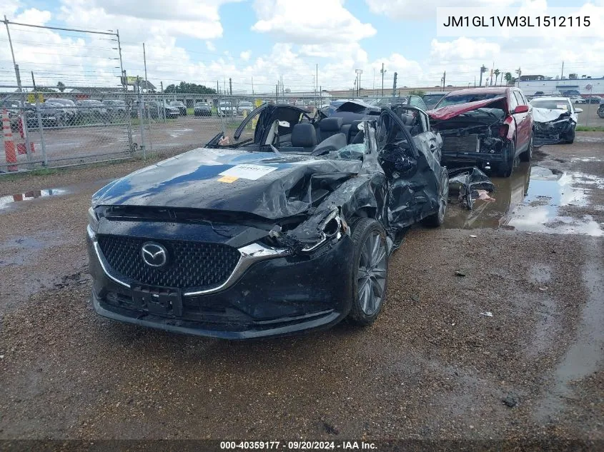 2020 Mazda Mazda6 Touring VIN: JM1GL1VM3L1512115 Lot: 40359177