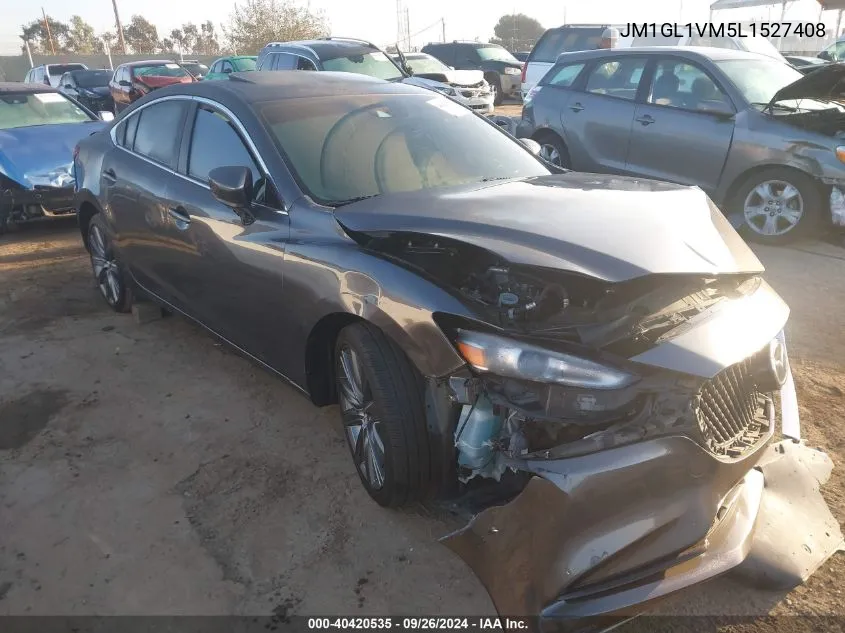 2020 Mazda Mazda6 Touring VIN: JM1GL1VM5L1527408 Lot: 40420535