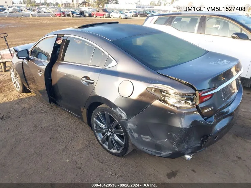 2020 Mazda Mazda6 Touring VIN: JM1GL1VM5L1527408 Lot: 40420535