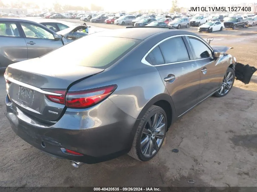 2020 Mazda Mazda6 Touring VIN: JM1GL1VM5L1527408 Lot: 40420535