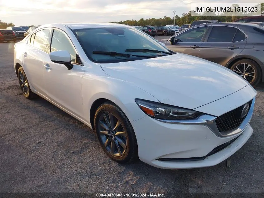 2020 Mazda 6 Sport VIN: JM1GL1UM2L1515623 Lot: 40470603