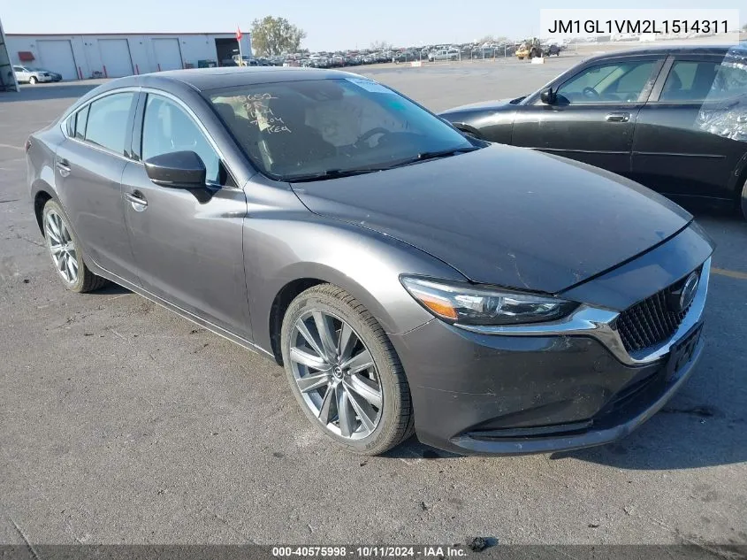 2020 Mazda 6 Touring VIN: JM1GL1VM2L1514311 Lot: 40575998