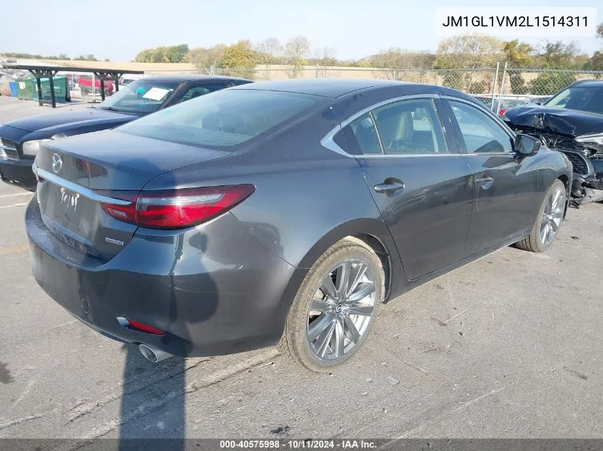 2020 Mazda 6 Touring VIN: JM1GL1VM2L1514311 Lot: 40575998