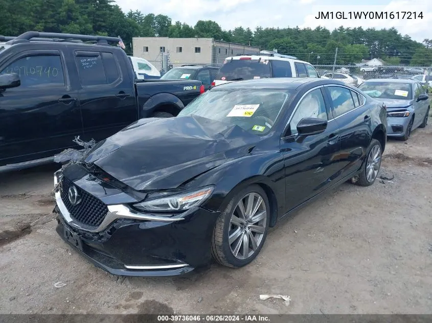 2021 Mazda Mazda6 Grand Touring Reserve VIN: JM1GL1WY0M1617214 Lot: 39736046