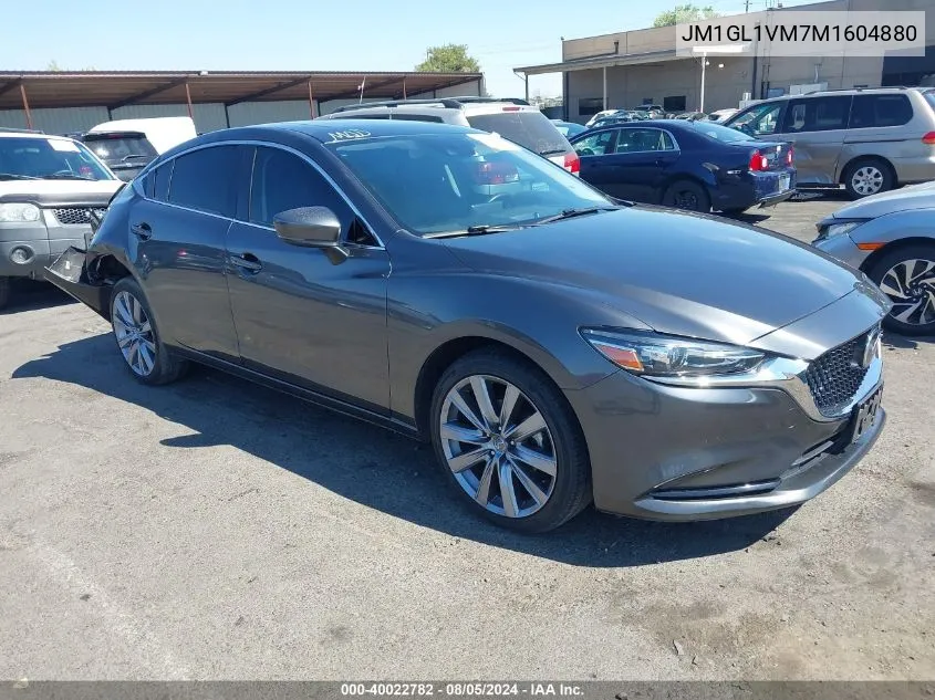 2021 Mazda Mazda6 Touring VIN: JM1GL1VM7M1604880 Lot: 40022782