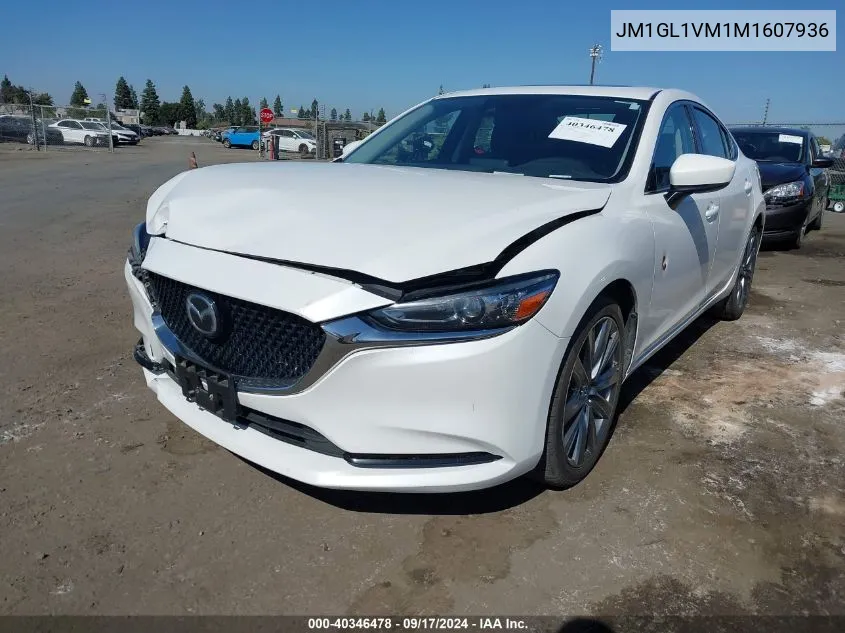 2021 Mazda Mazda6 Touring VIN: JM1GL1VM1M1607936 Lot: 40346478