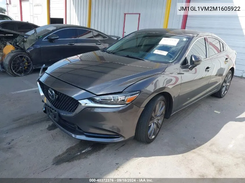 2021 Mazda Mazda6 Touring VIN: JM1GL1VM2M1605922 Lot: 40372376