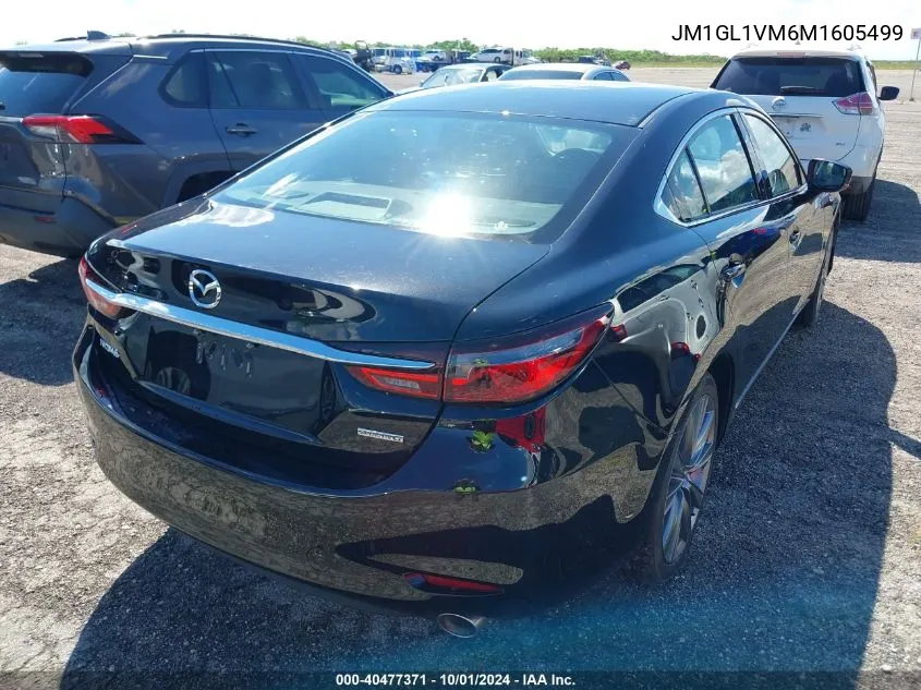 2021 Mazda Mazda6 Touring VIN: JM1GL1VM6M1605499 Lot: 40477371