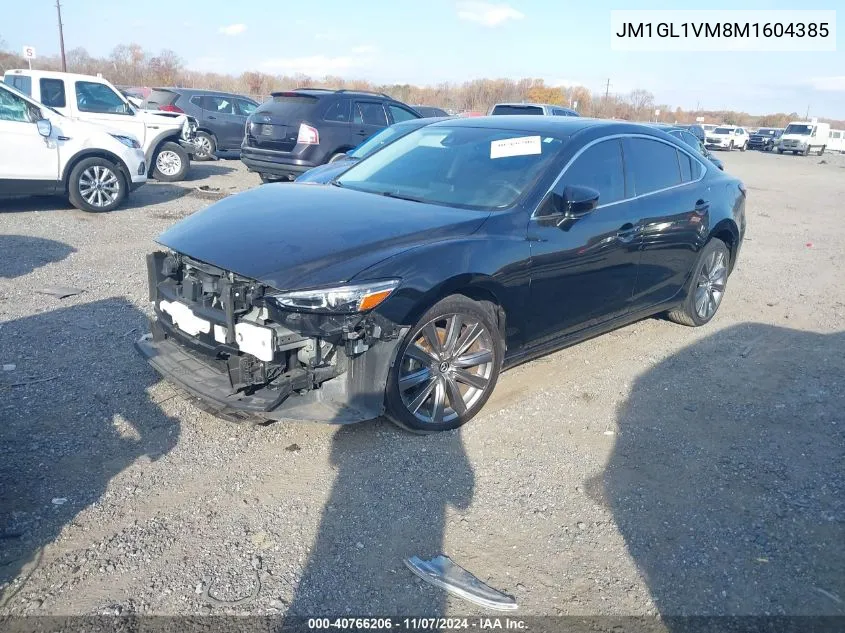 2021 Mazda Mazda6 Touring VIN: JM1GL1VM8M1604385 Lot: 40766206