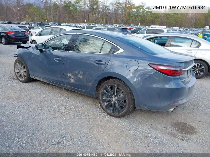 2021 Mazda Mazda6 Carbon Edition VIN: JM1GL1WY7M1616934 Lot: 40791480