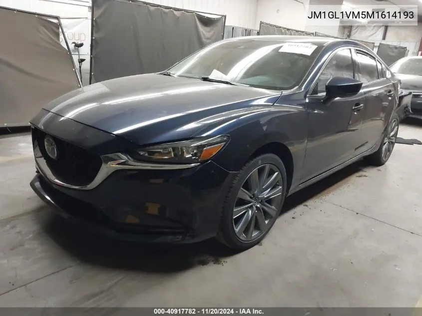 2021 Mazda Mazda6 Touring VIN: JM1GL1VM5M1614193 Lot: 40917782