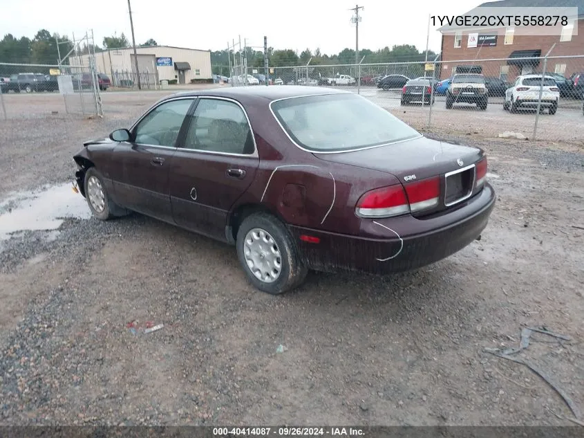 1996 Mazda 626 Dx/Lx VIN: 1YVGE22CXT5558278 Lot: 40414087