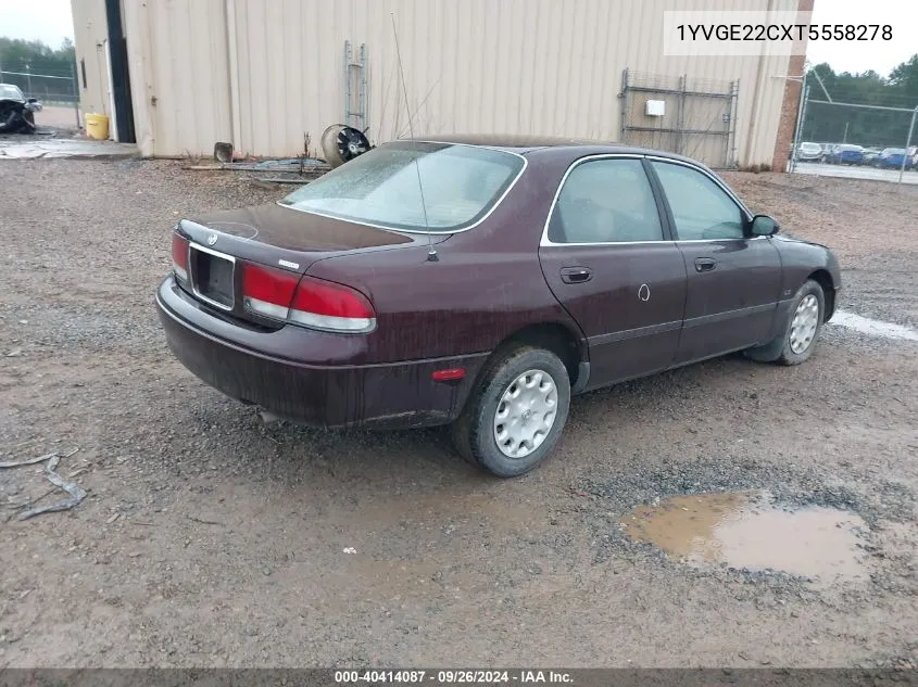 1996 Mazda 626 Dx/Lx VIN: 1YVGE22CXT5558278 Lot: 40414087