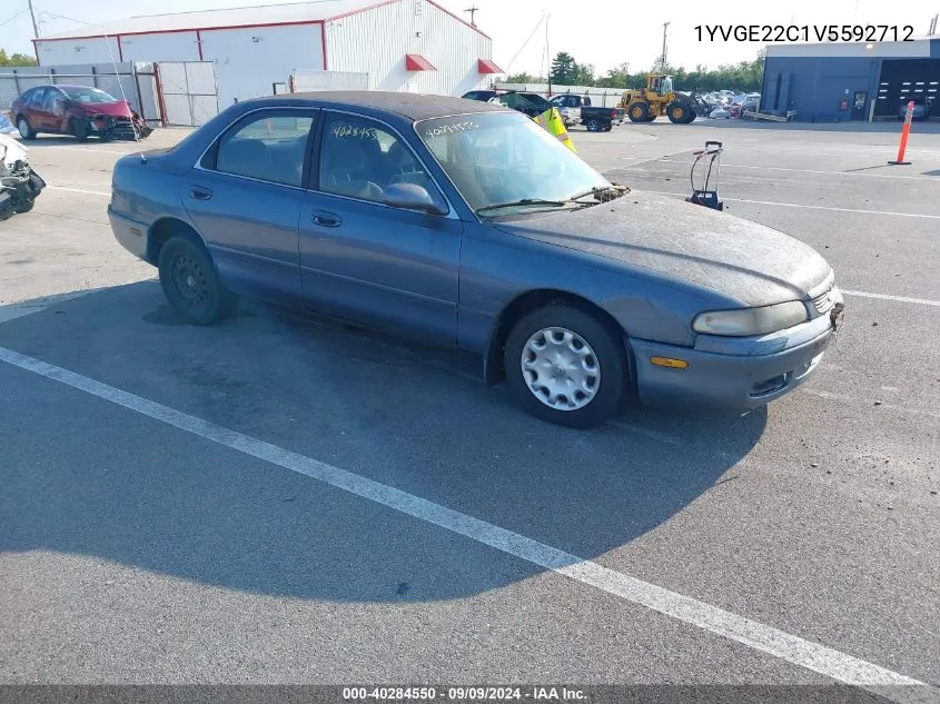 1997 Mazda 626 Dx/Lx VIN: 1YVGE22C1V5592712 Lot: 40284550