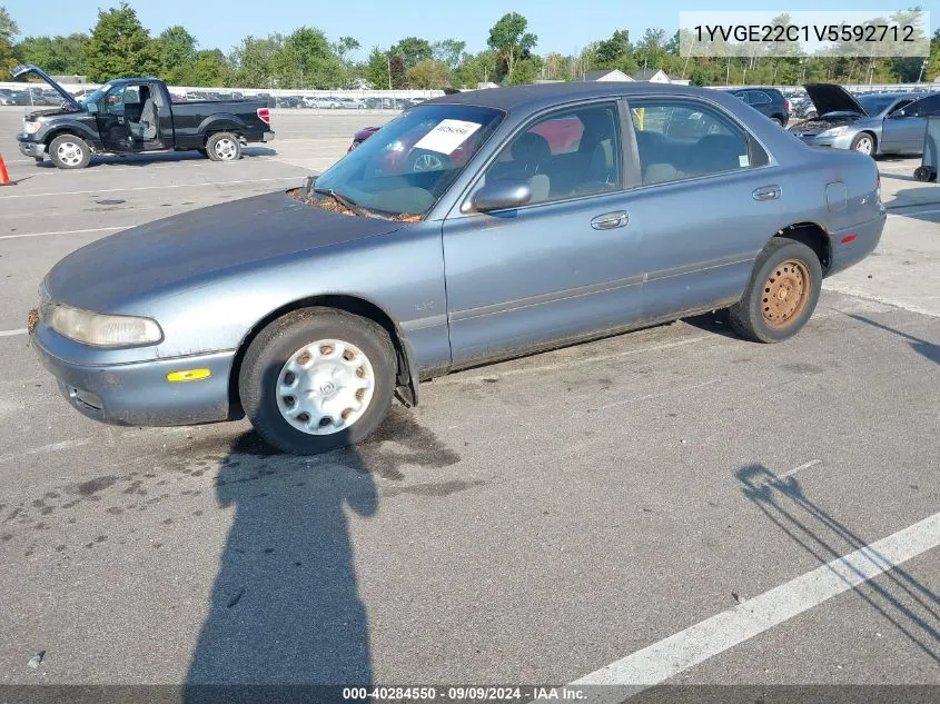 1997 Mazda 626 Dx/Lx VIN: 1YVGE22C1V5592712 Lot: 40284550