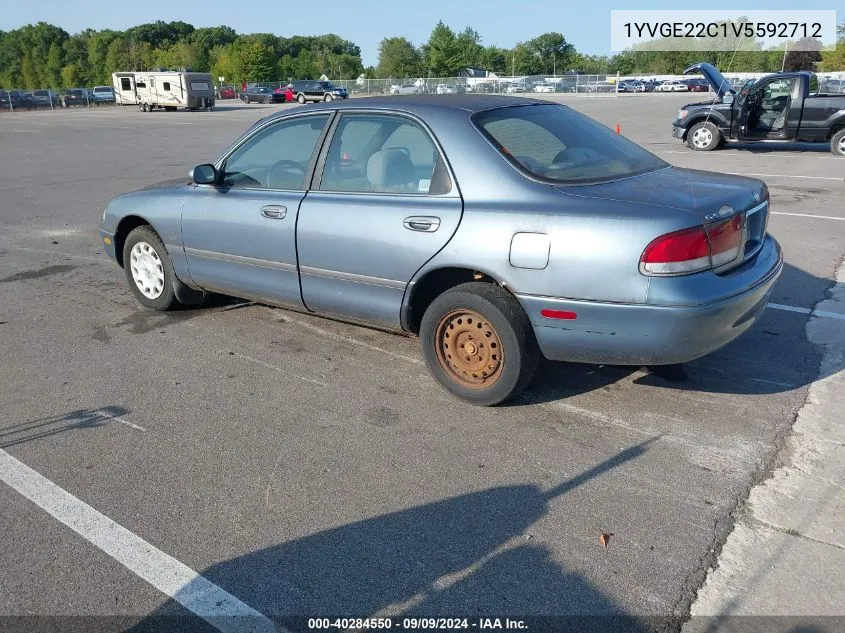 1997 Mazda 626 Dx/Lx VIN: 1YVGE22C1V5592712 Lot: 40284550