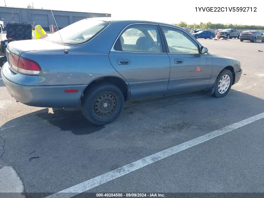 1997 Mazda 626 Dx/Lx VIN: 1YVGE22C1V5592712 Lot: 40284550