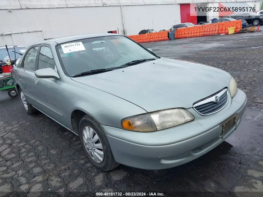 1999 Mazda 626 Es/Lx VIN: 1YVGF22C6X5895176 Lot: 40151732