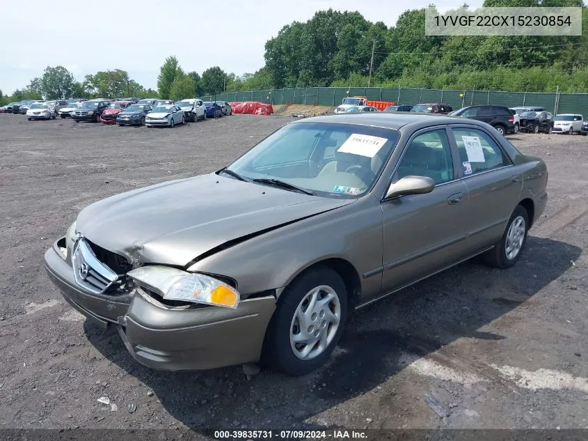 2001 Mazda 626 Es/Lx VIN: 1YVGF22CX15230854 Lot: 39835731