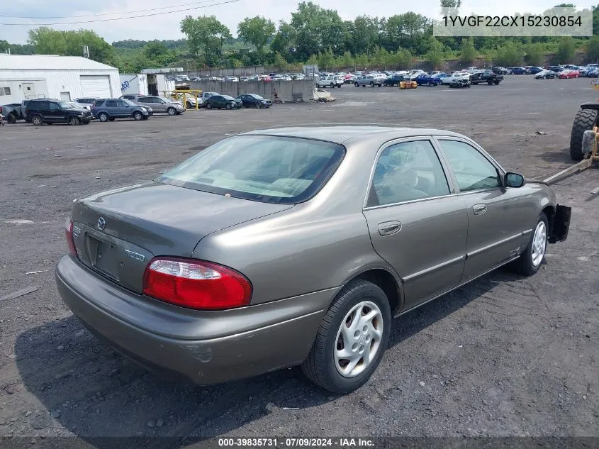 2001 Mazda 626 Es/Lx VIN: 1YVGF22CX15230854 Lot: 39835731