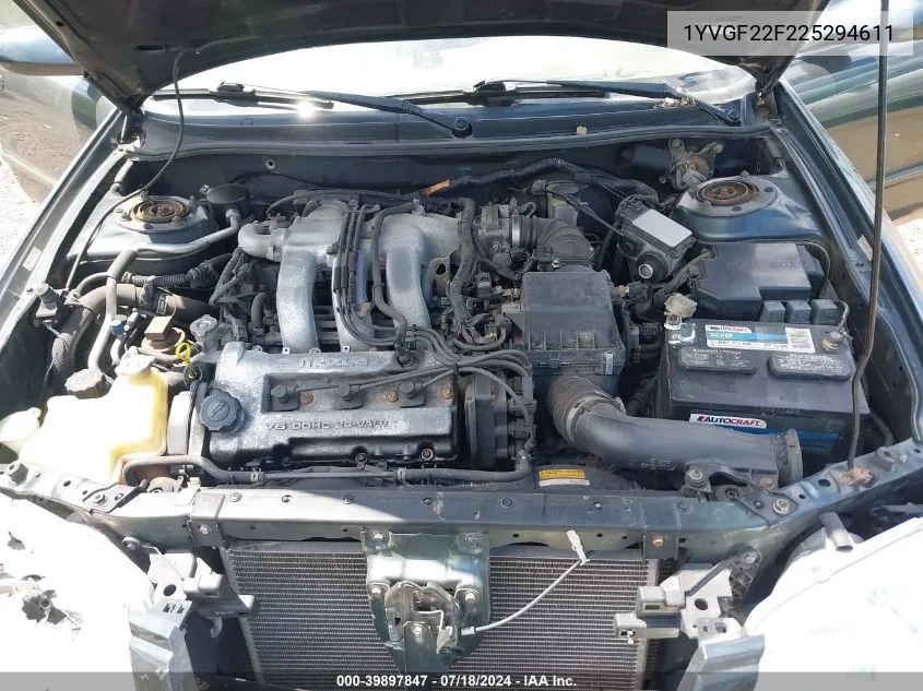 1YVGF22F225294611 2002 Mazda 626 Es/Lx