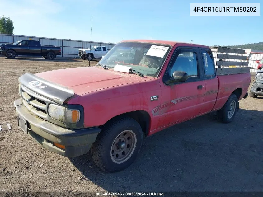 4F4CR16U1RTM80202 1994 Mazda B3000 Cab Plus