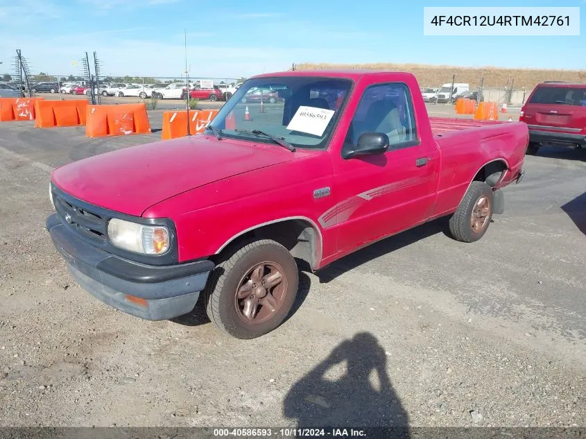 1994 Mazda B3000 VIN: 4F4CR12U4RTM42761 Lot: 40586593