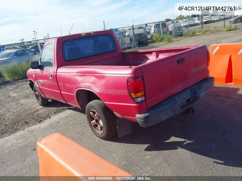 1994 Mazda B3000 VIN: 4F4CR12U4RTM42761 Lot: 40586593