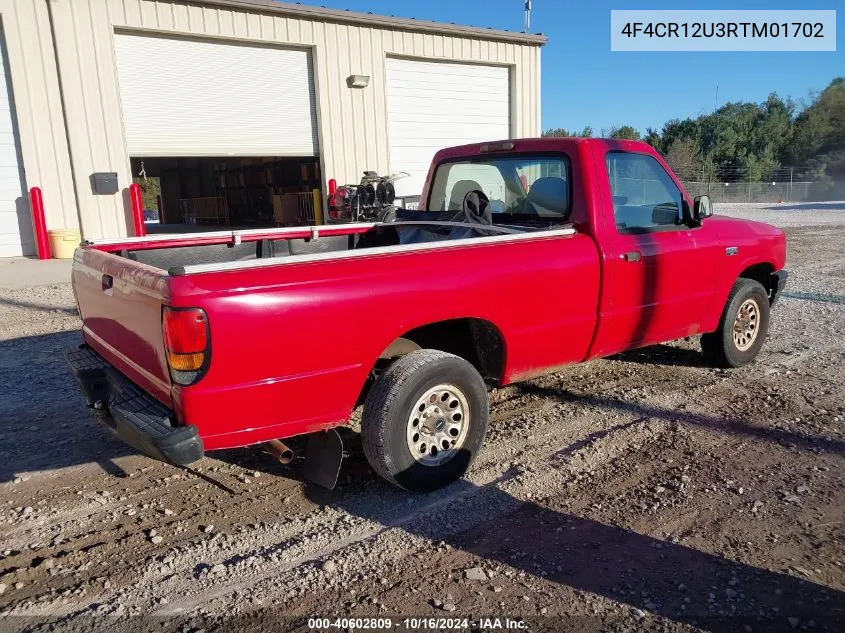 1994 Mazda B3000 VIN: 4F4CR12U3RTM01702 Lot: 40602809