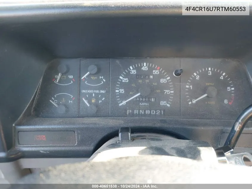 4F4CR16U7RTM60553 1994 Mazda B3000 Cab Plus