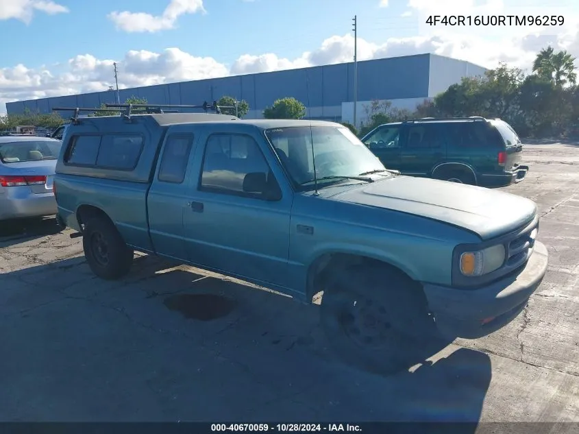 1994 Mazda B3000 Cab Plus VIN: 4F4CR16U0RTM96259 Lot: 40670059