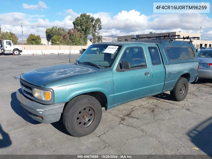 1994 Mazda B3000 Cab Plus VIN: 4F4CR16U0RTM96259 Lot: 40670059