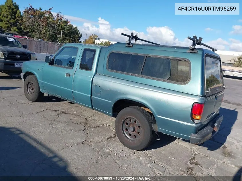 4F4CR16U0RTM96259 1994 Mazda B3000 Cab Plus