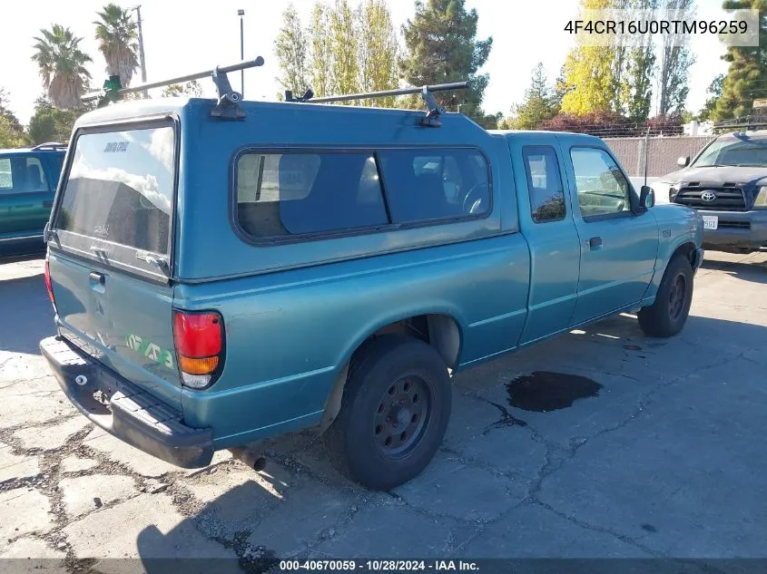 4F4CR16U0RTM96259 1994 Mazda B3000 Cab Plus