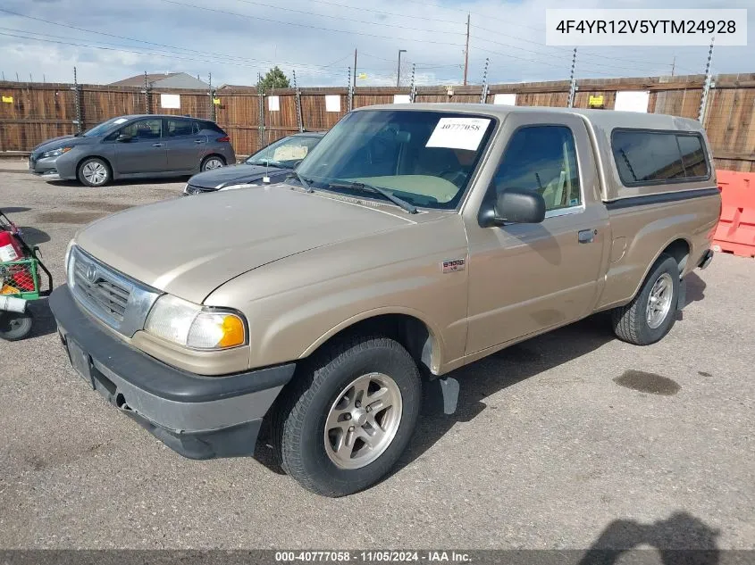 2000 Mazda B3000 Se/Sx VIN: 4F4YR12V5YTM24928 Lot: 40777058