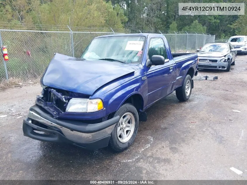 2001 Mazda B2300 Se/Sx VIN: 4F4YR12C91TM10924 Lot: 40406931