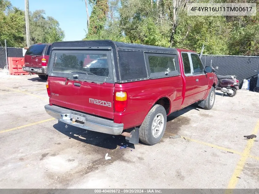 2001 Mazda B3000 Ds/Se VIN: 4F4YR16U11TM00617 Lot: 40409672