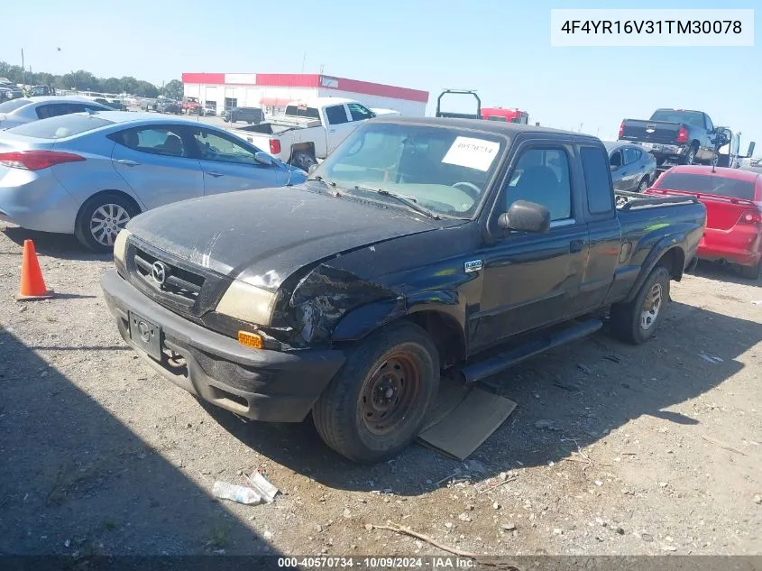 4F4YR16V31TM30078 2001 Mazda B3000 Ds/Se