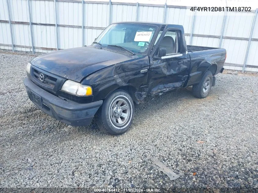 4F4YR12D81TM18702 2001 Mazda B2300 Se/Sx