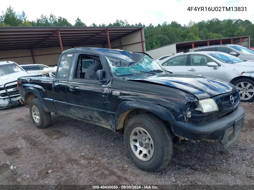 2002 Mazda B3000 Cab Plus VIN: 4F4YR16U02TM13831 Lot: 40430058