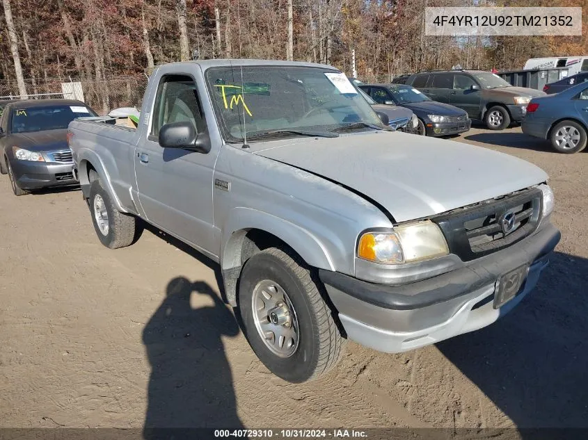 2002 Mazda B3000 Ds VIN: 4F4YR12U92TM21352 Lot: 40729310